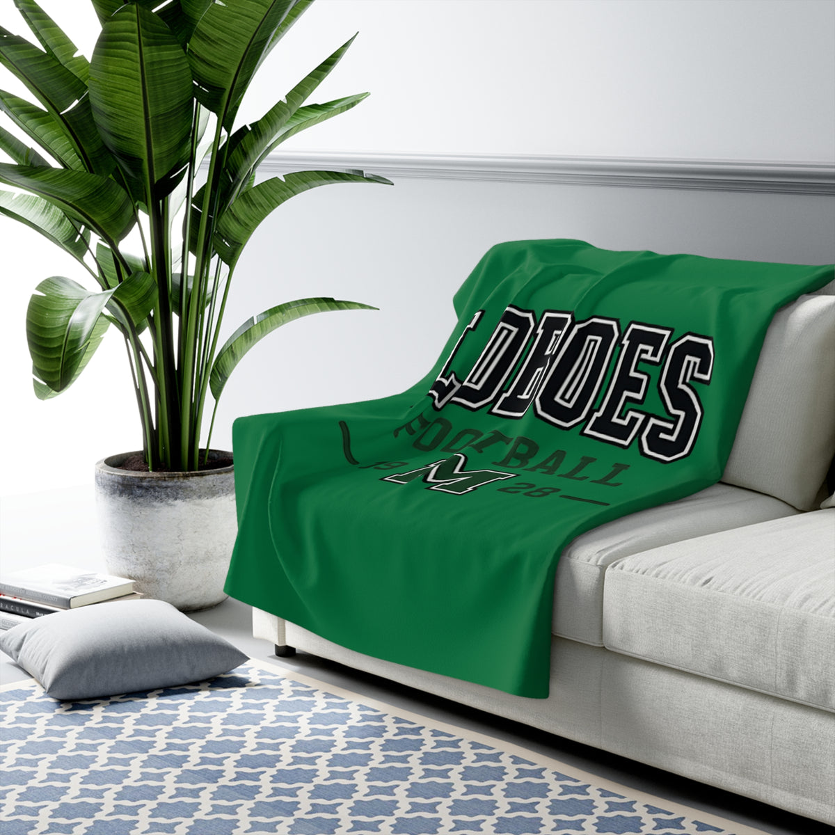 Loboes Football Vintage Collegiate Throw