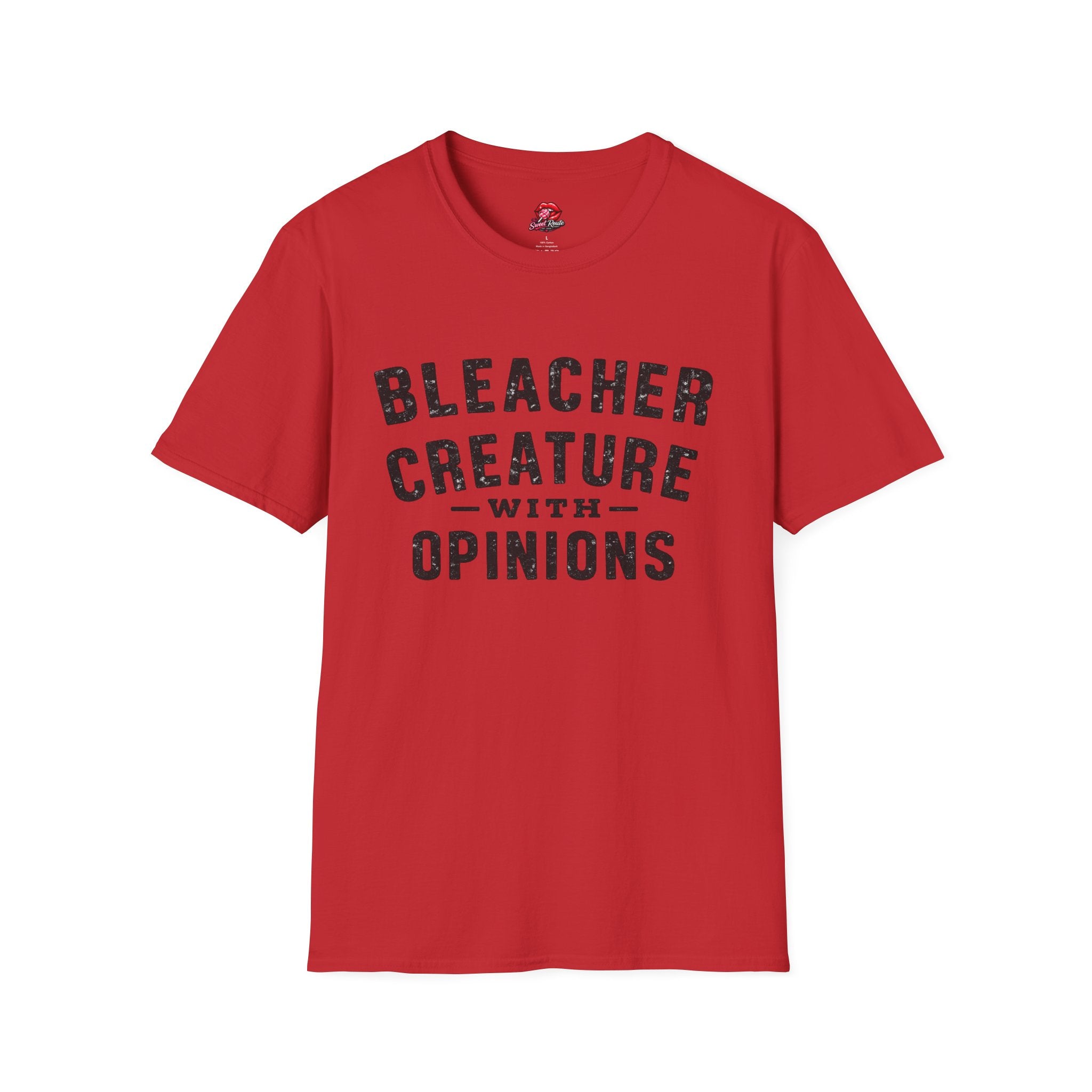 Bleacher Creature With Opinions T-Shirt Funny