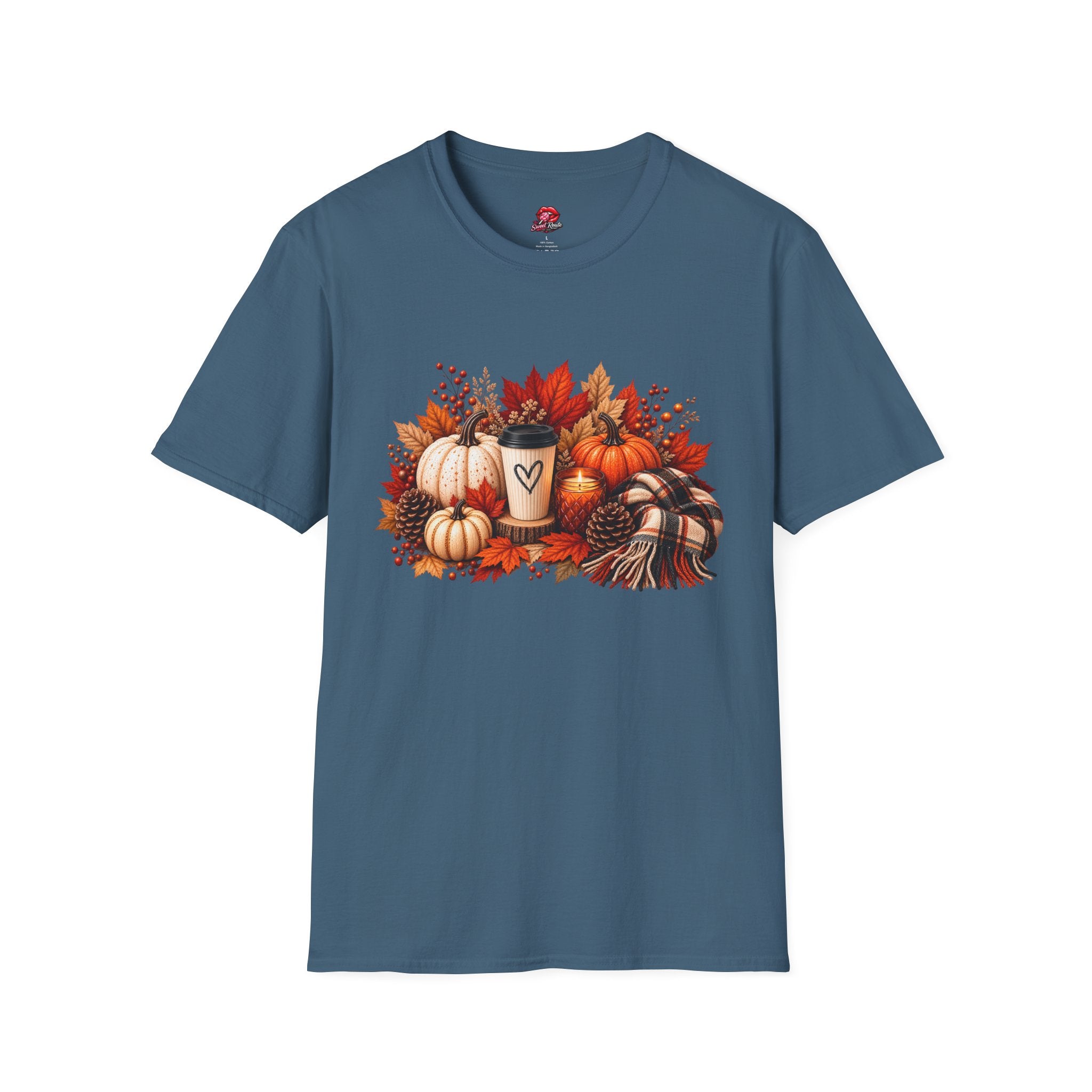 Autumn Coffee & Pumpkins T-Shirt