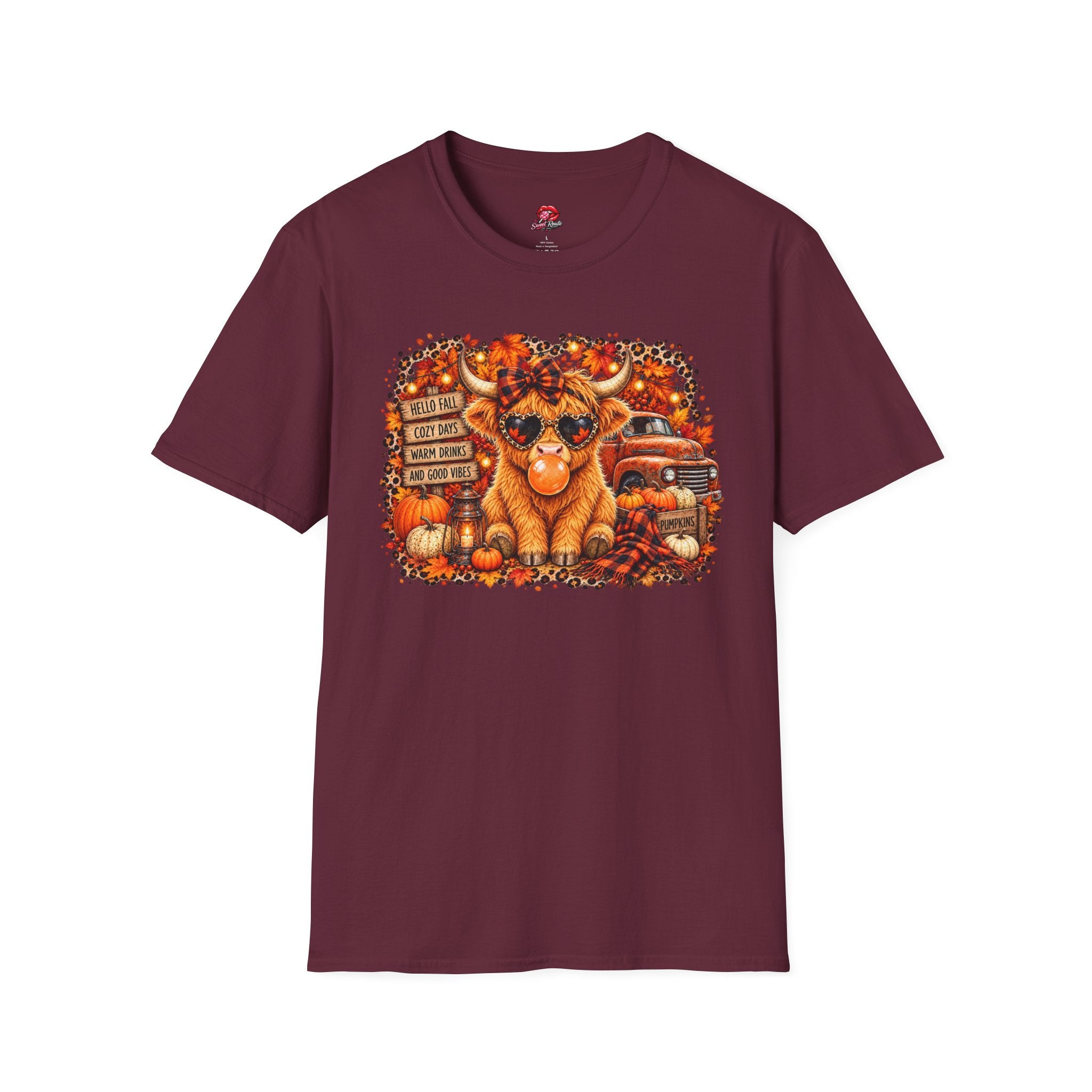 Hello Fall, Cozy Days, Warm Drinks Autumn Tee