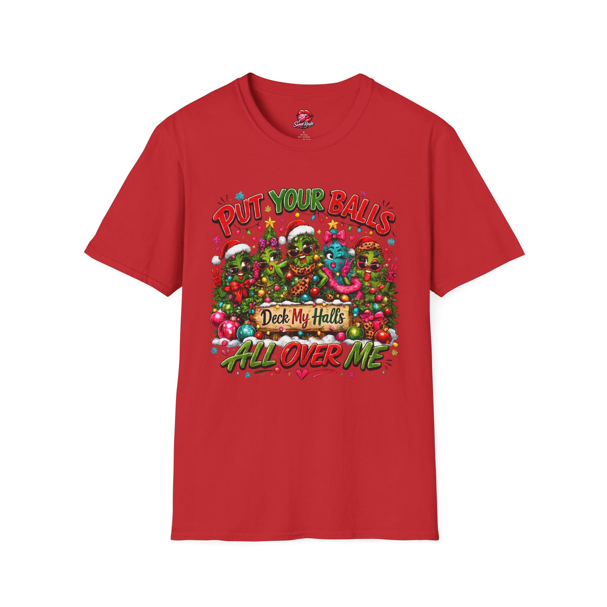 Put Your Balls Christmas Tree T-Shirt