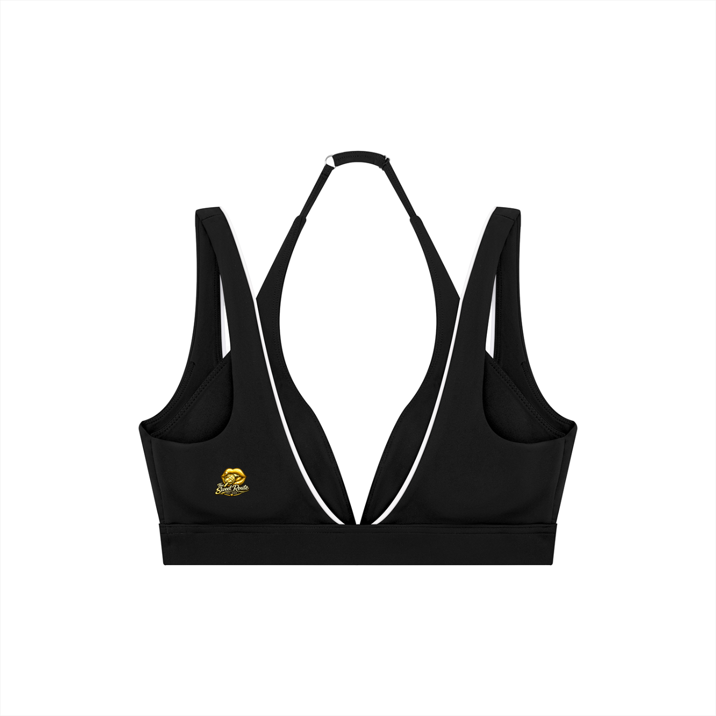 Sweet Route Women’s Halter Neck Yoga Sports Bra