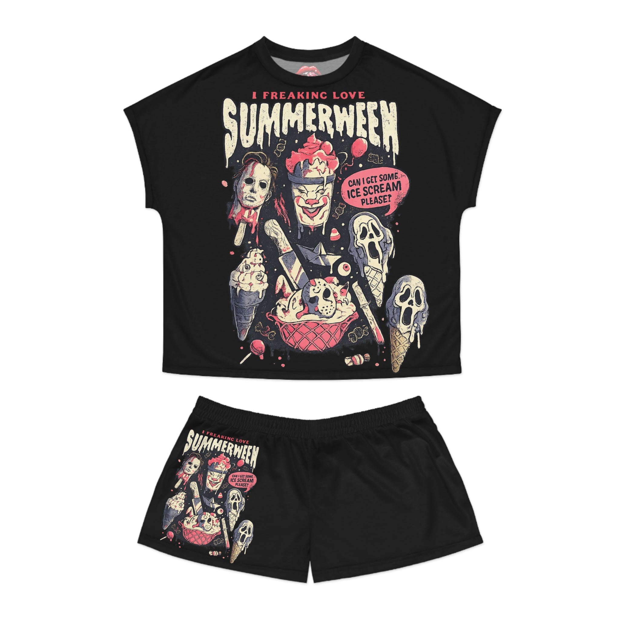 Women's Ice Scream Sleepwear Set