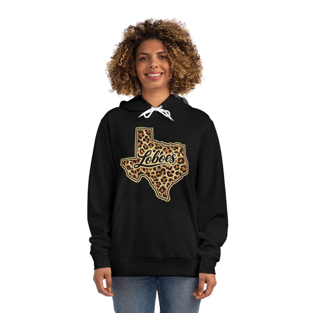Texas Loboes Leopard Print Hoodie