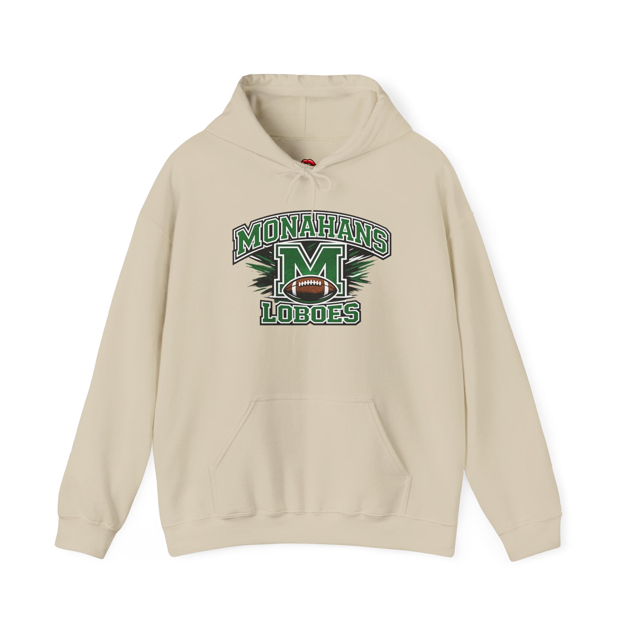 Monahans Loboes Football Hoodie — School Team Spirit Pullover