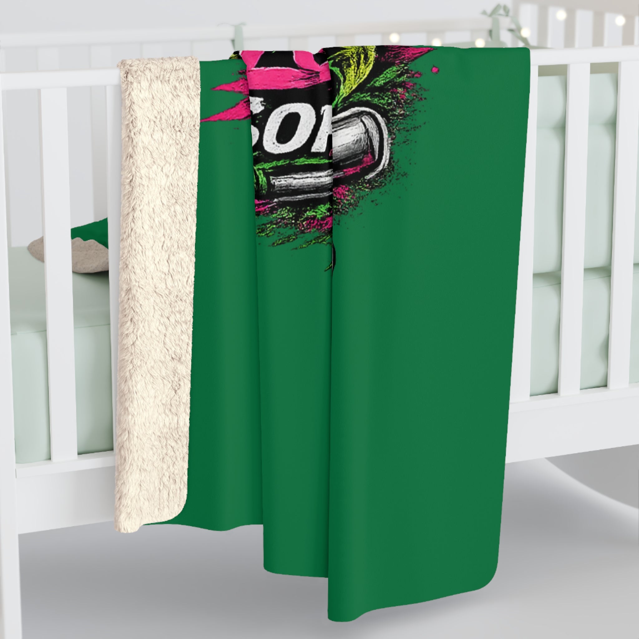 Monahans Loboes Softball Sherpa Blanket