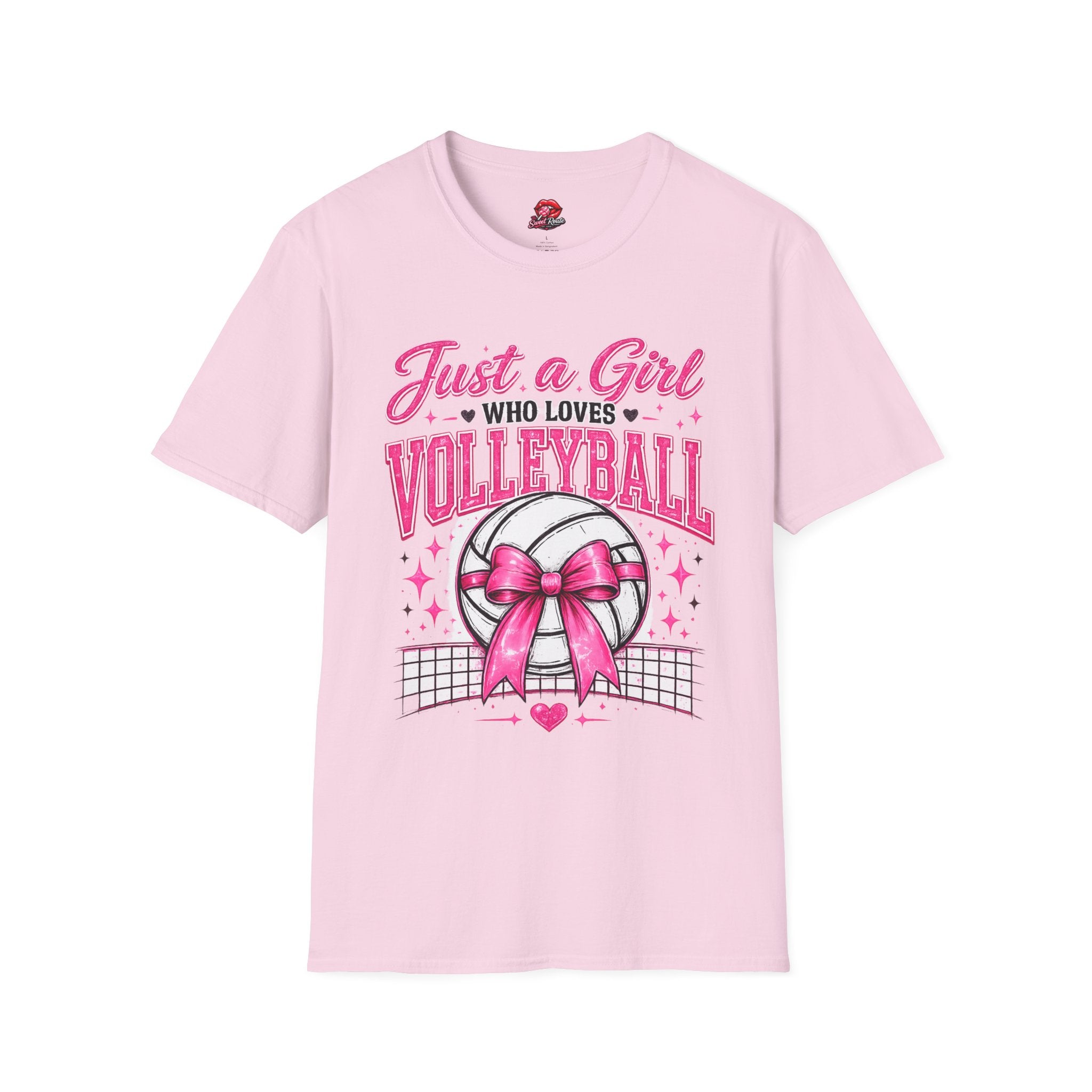 Just Girl Who Loves Volleyball Tee