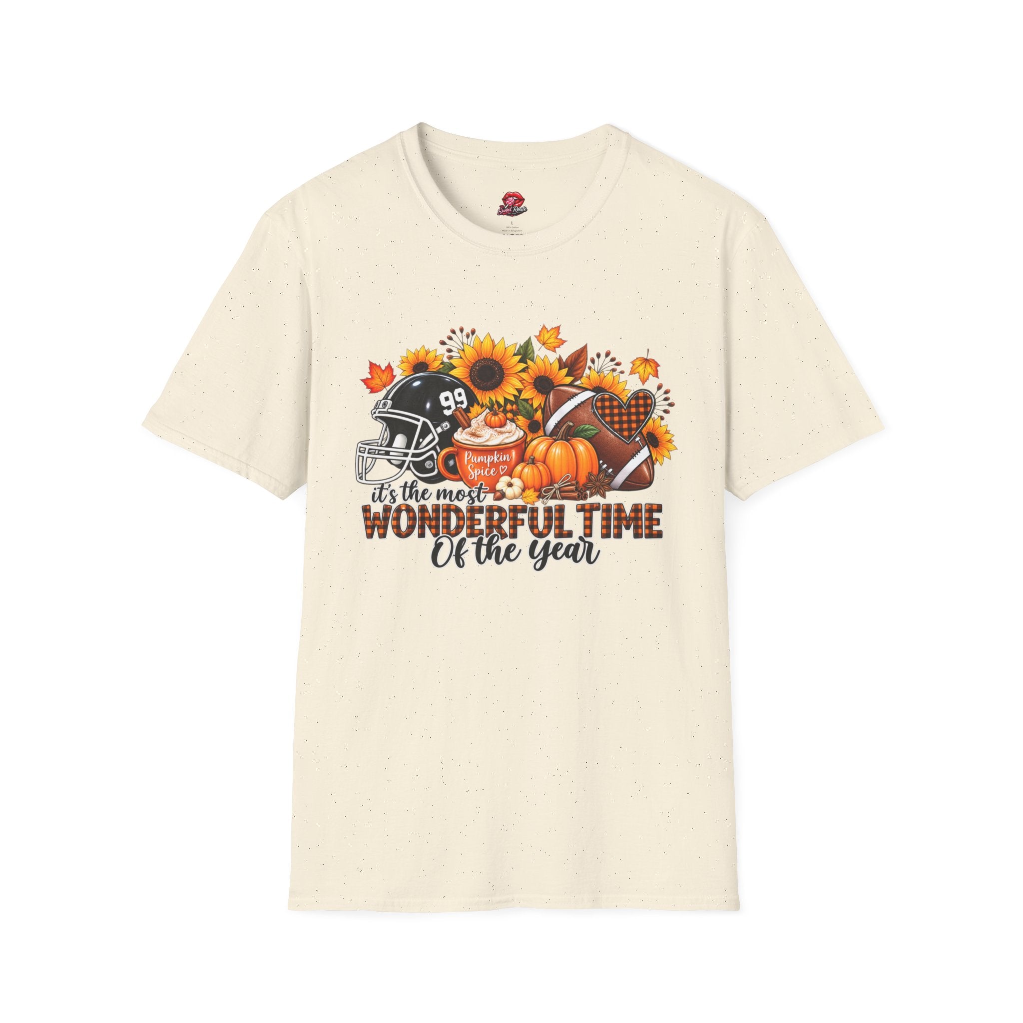 It's the Most Wonderful Time of the Year Pumpkin Spice Football Tee