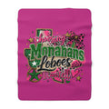 Sherpa Blanket Choosing Monahans Loboes I Can't Tell Pink