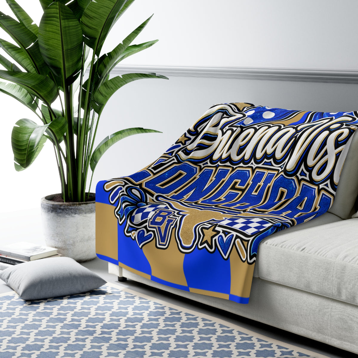 Buena Vista Longhorns Sherpa Blanket