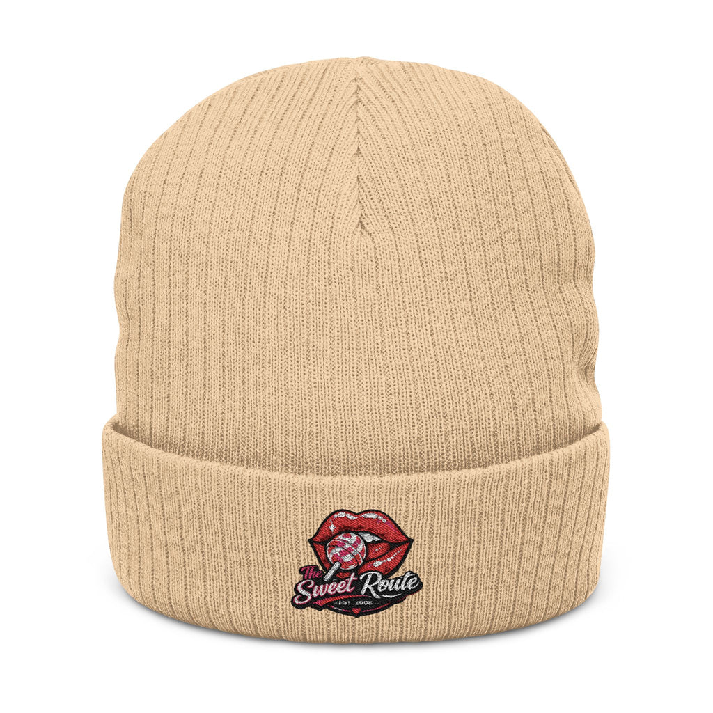 Sweet Route Embroidered Beanie