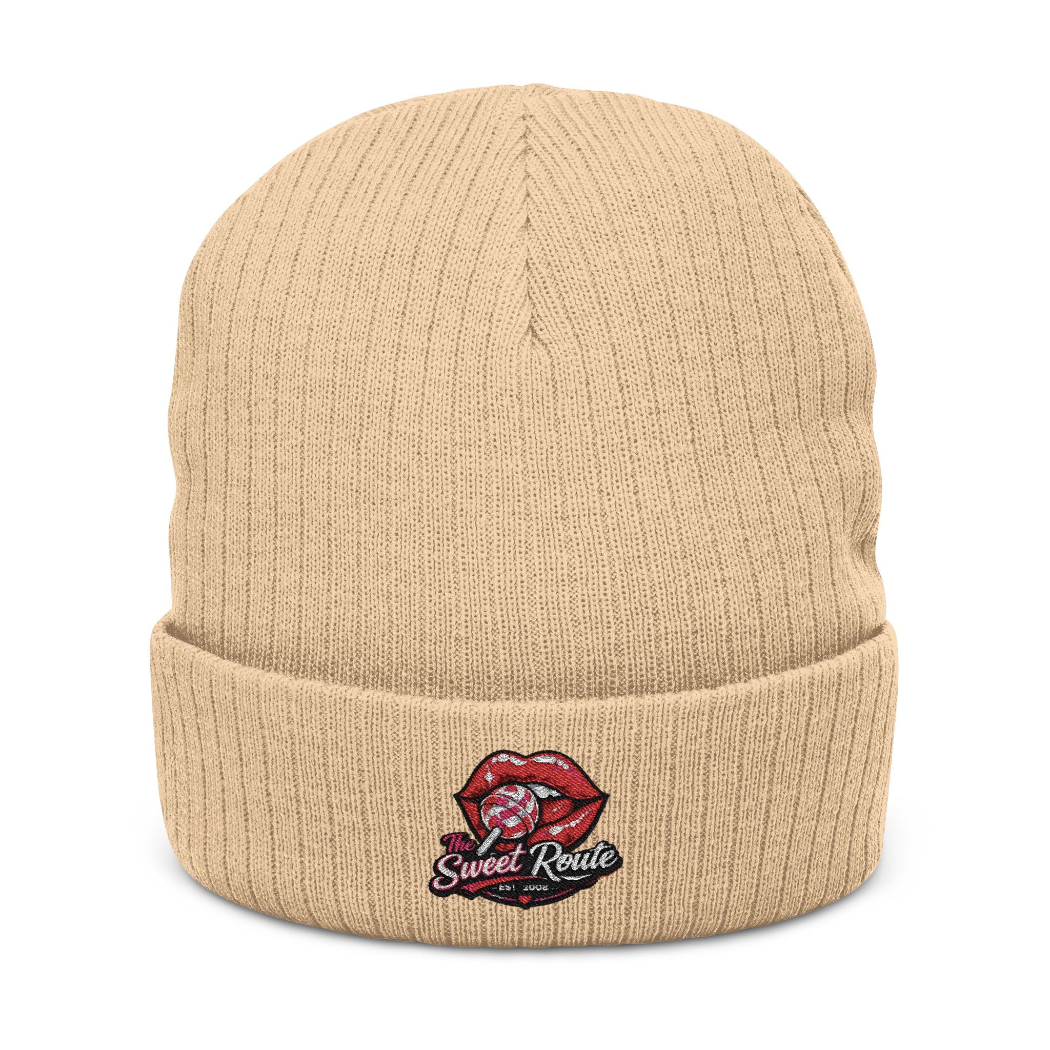 Sweet Route Embroidered Beanie