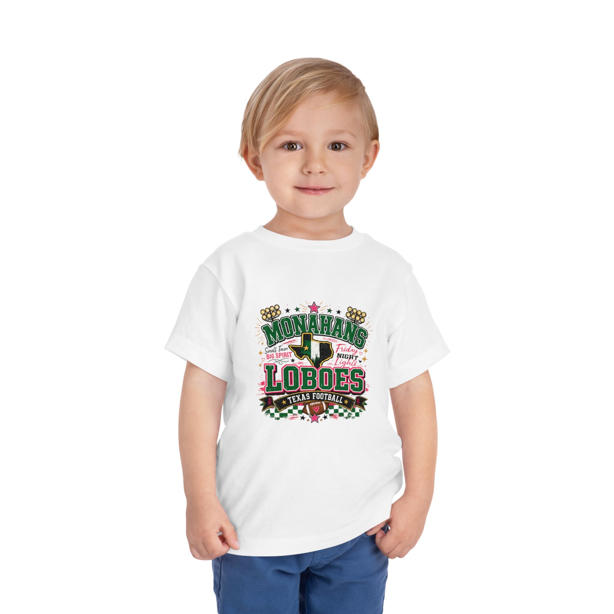 Monahans Loboes Toddler Football Tee