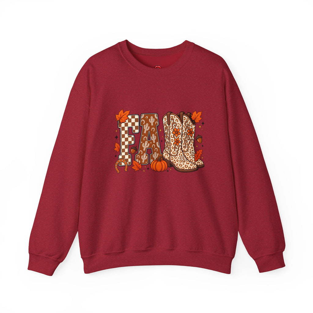 Fall Cowgirl Crewneck Sweatshirt
