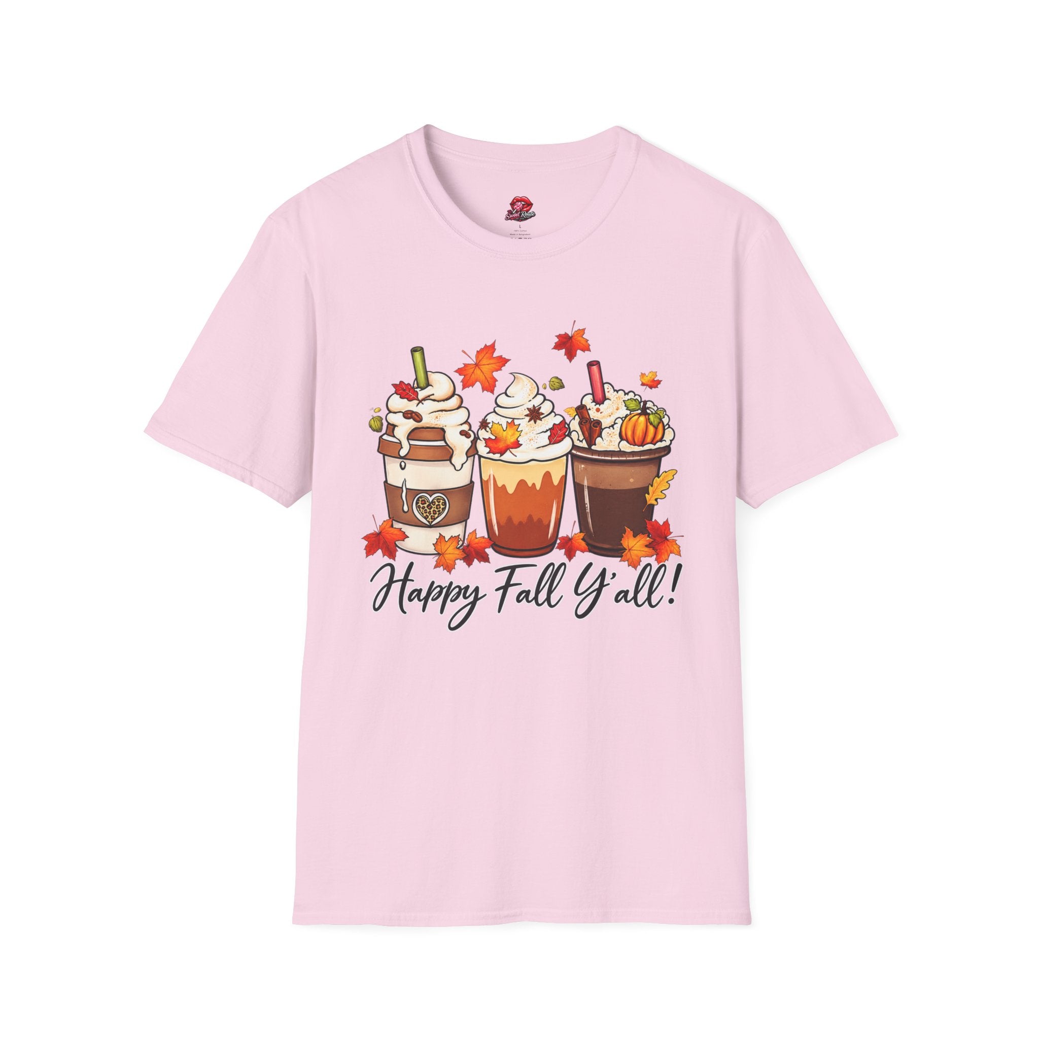 Happy Fall Y'all Pumpkin Spice Latte Tee
