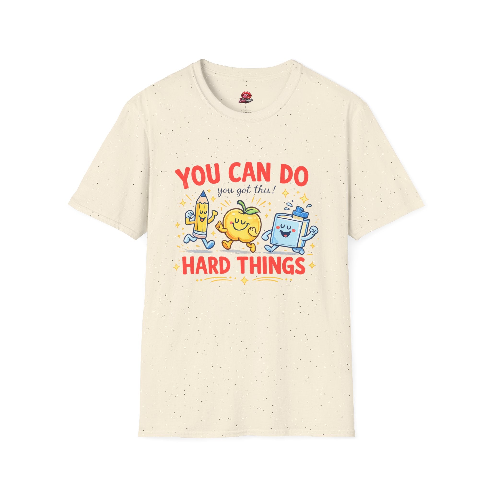 You Can Do Hard Things Teacher T-Shirt | Motivational Classroom Tee | Positive School Shirt | Encouragement Gift for Teachers & Students