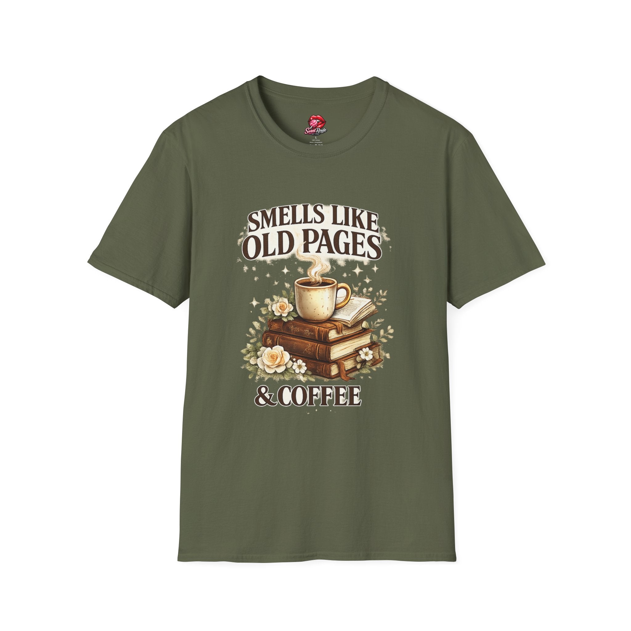 Smells Like Old Pages & Coffee T-Shirt