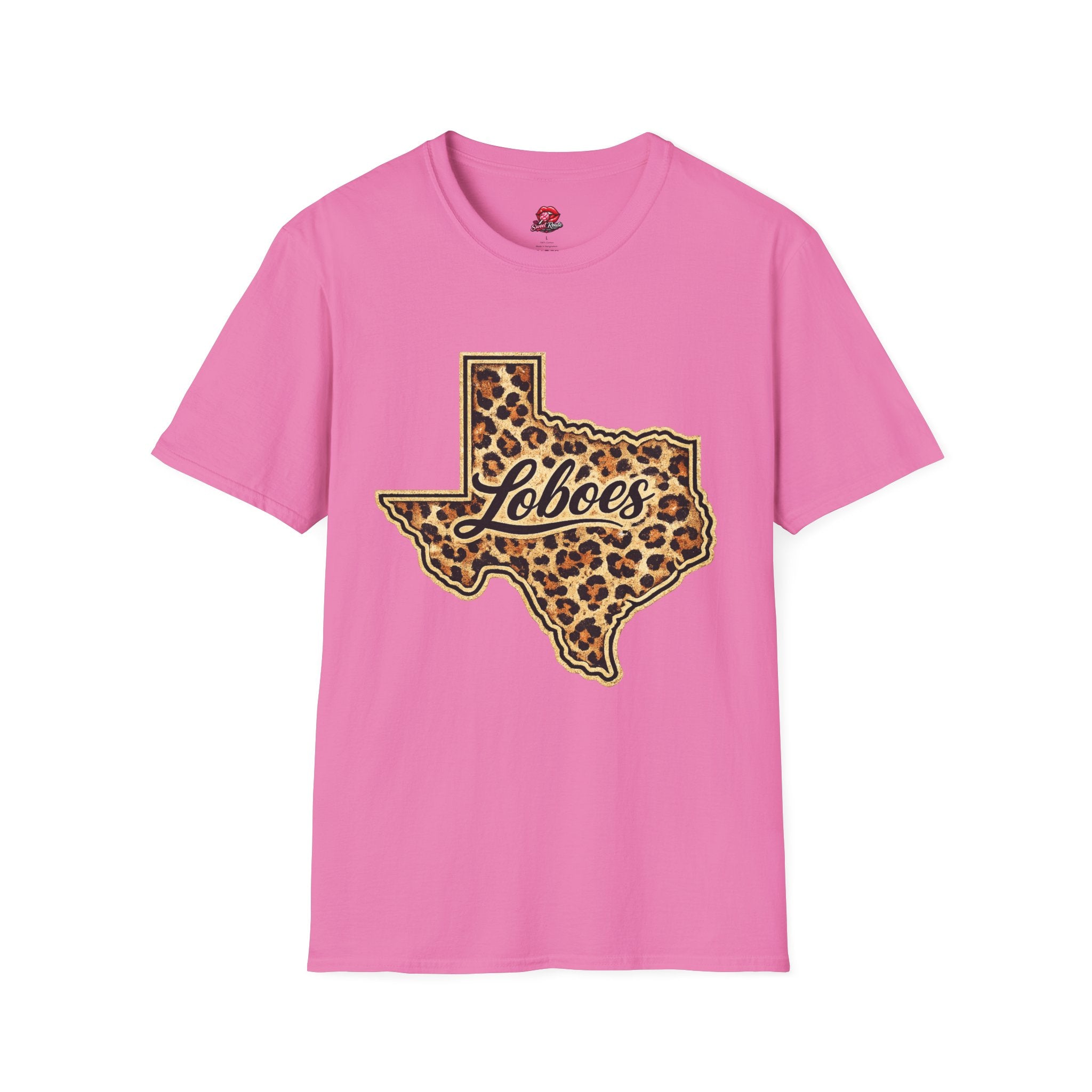 Texas Leopard Print 'Loboes' T-Shirt