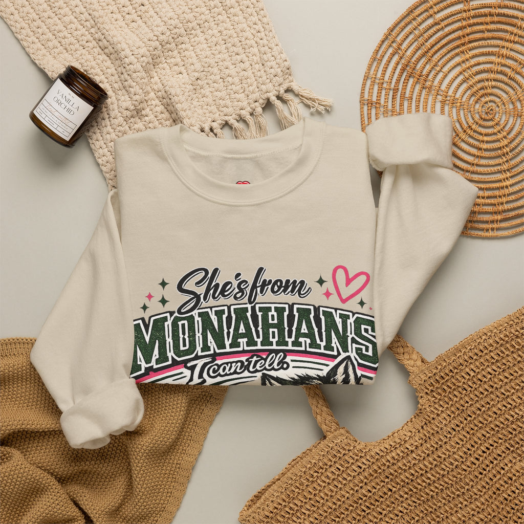 Monahans Lobo Land Vintage Worn Crewneck Sweatshirt