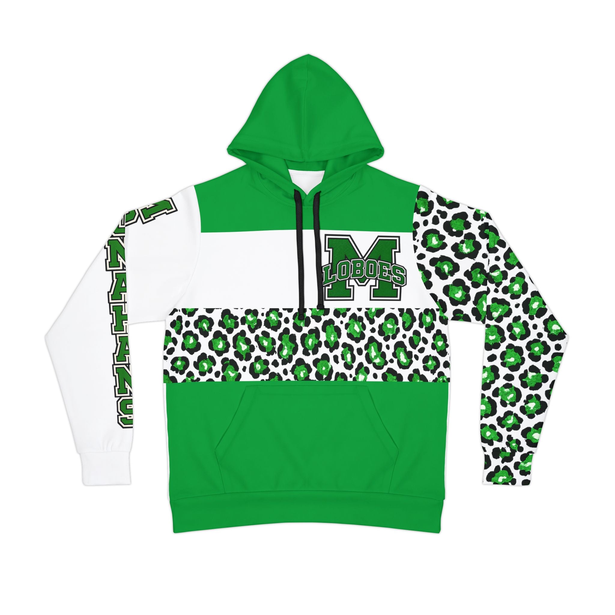 Lobos Green Leopard Athletic Hoodie
