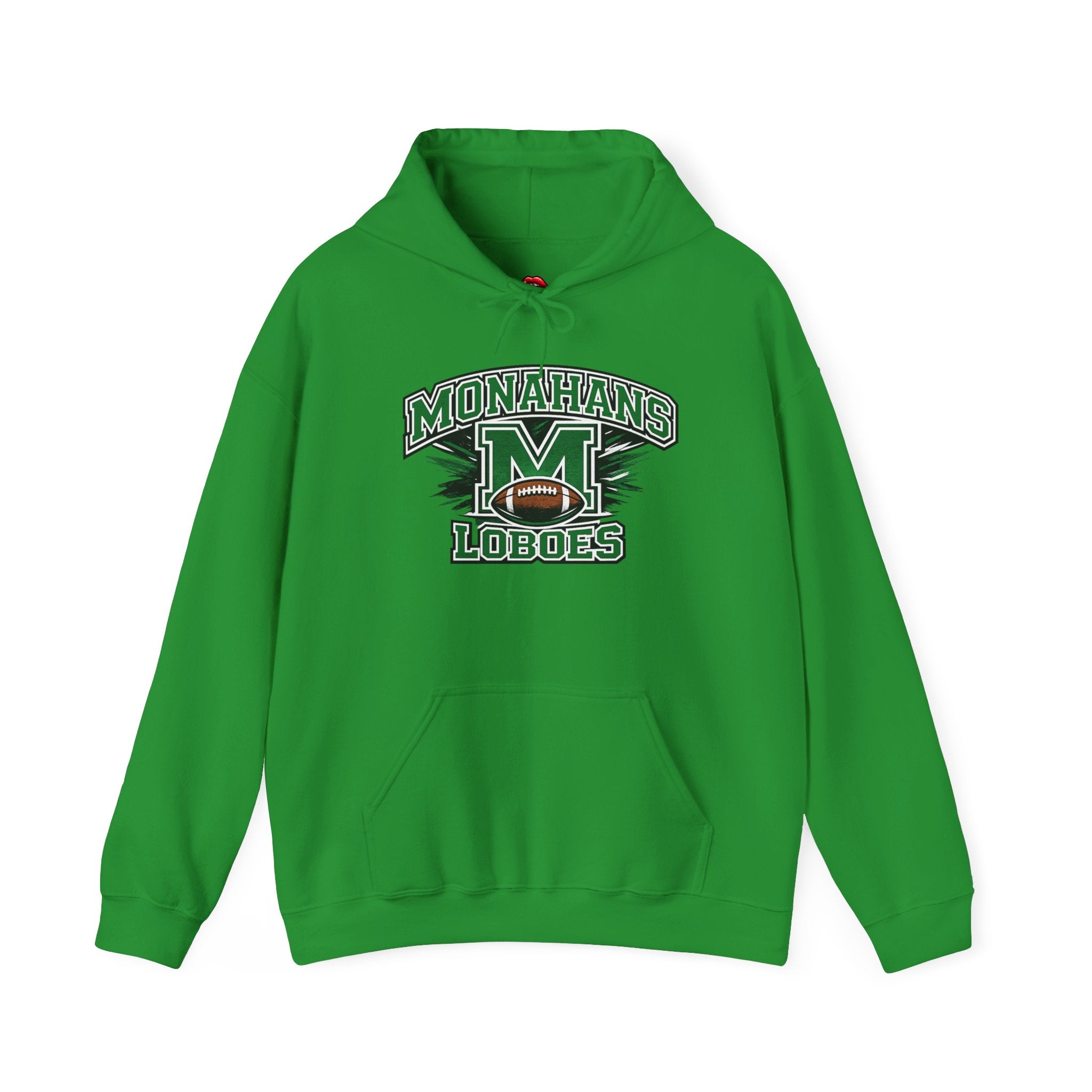 Monahans Loboes Football Hoodie — School Team Spirit Pullover