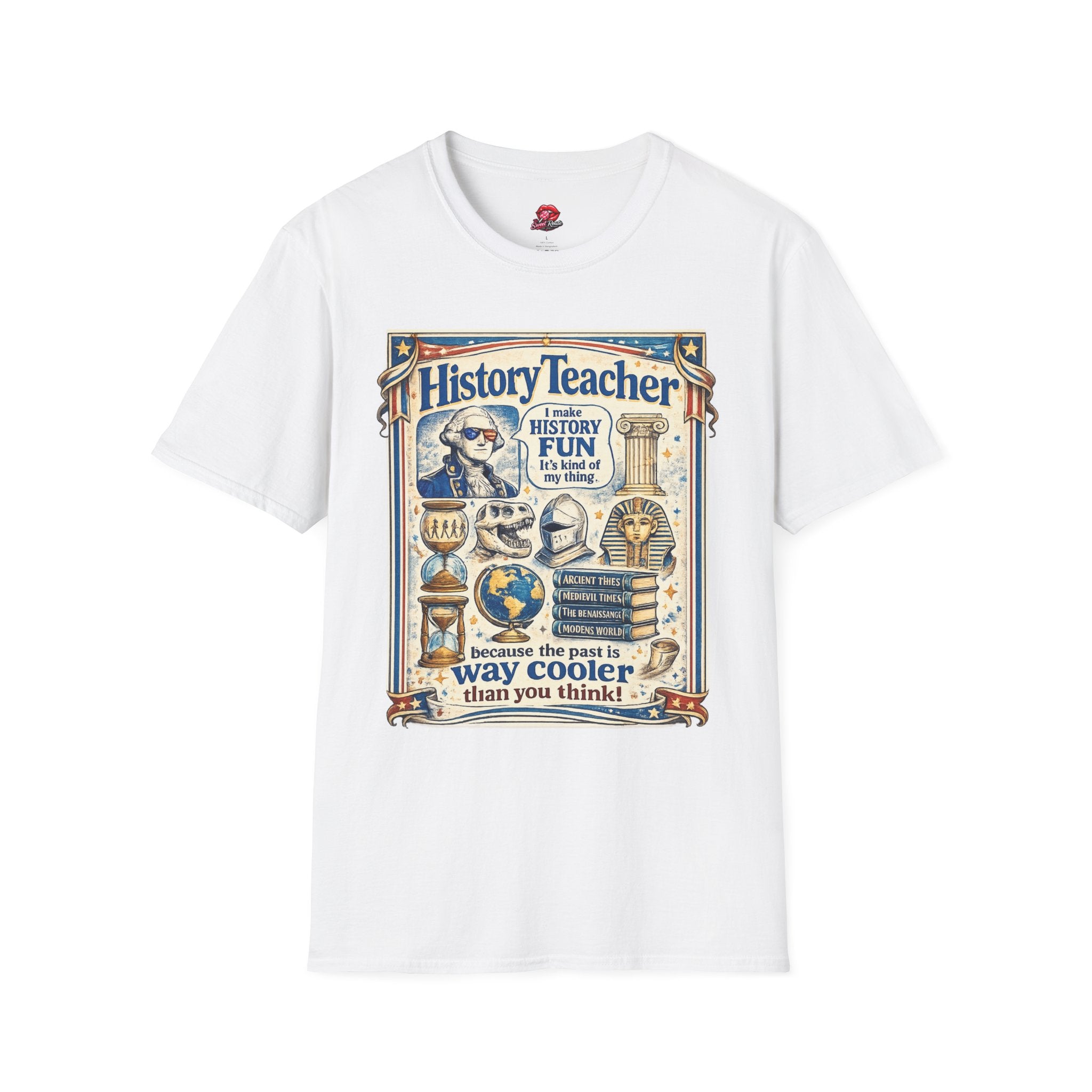 I Make History Fun History Teacher T-Shirt | Vintage History Teacher Shirt | Retro Classroom Tee | Teacher Appreciation Gift