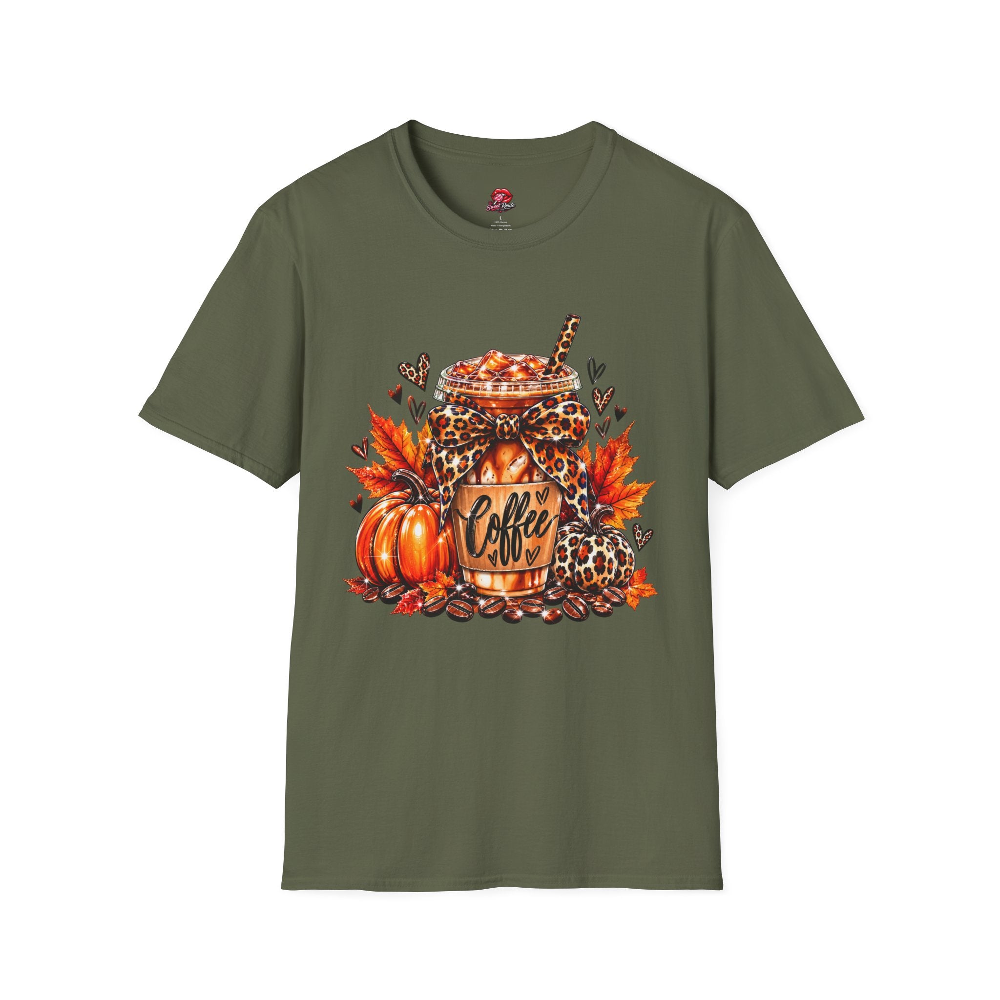 Fall Pumpkin Spice Latte Autumn Tee