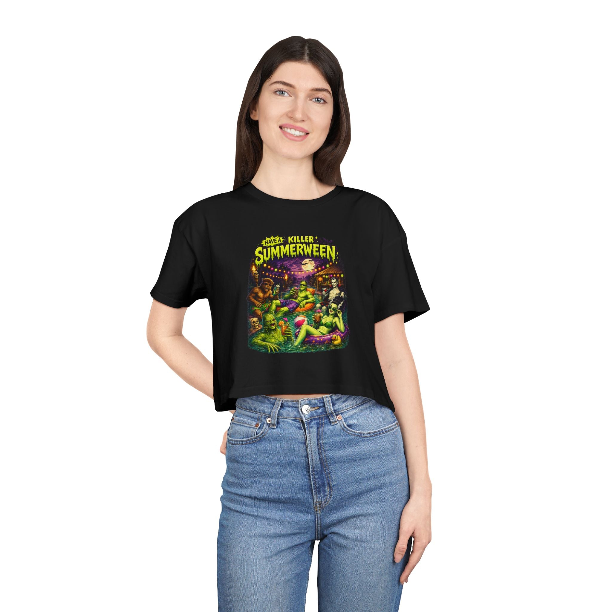 Summerween Festival Crop Tee
