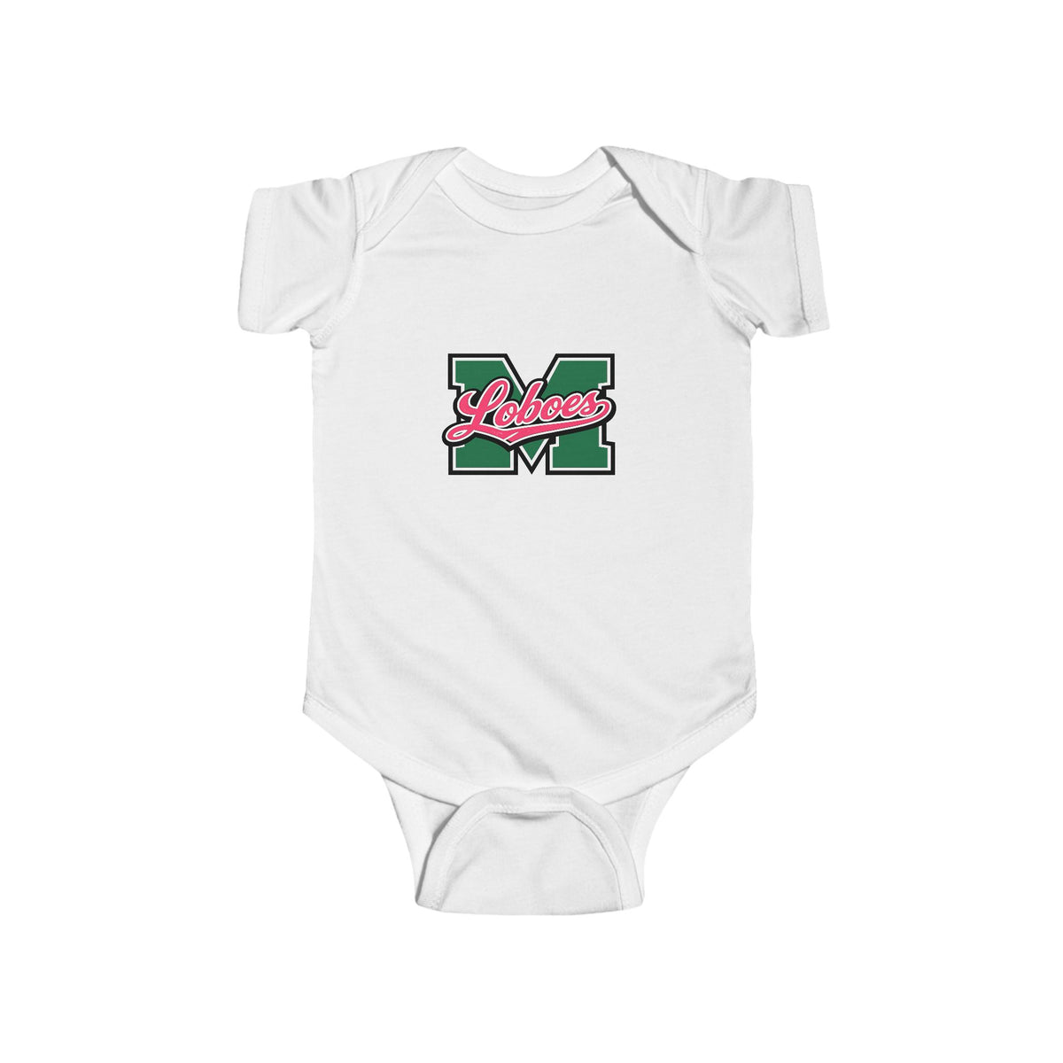 Pink Loboes Baby Onesie