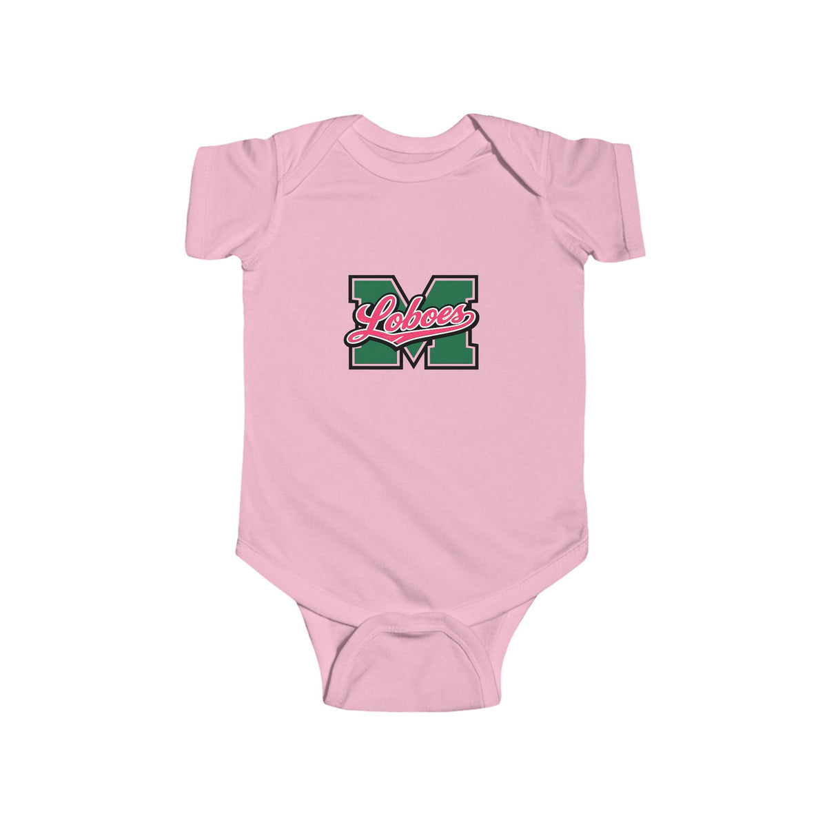 Pink Loboes Baby Onesie