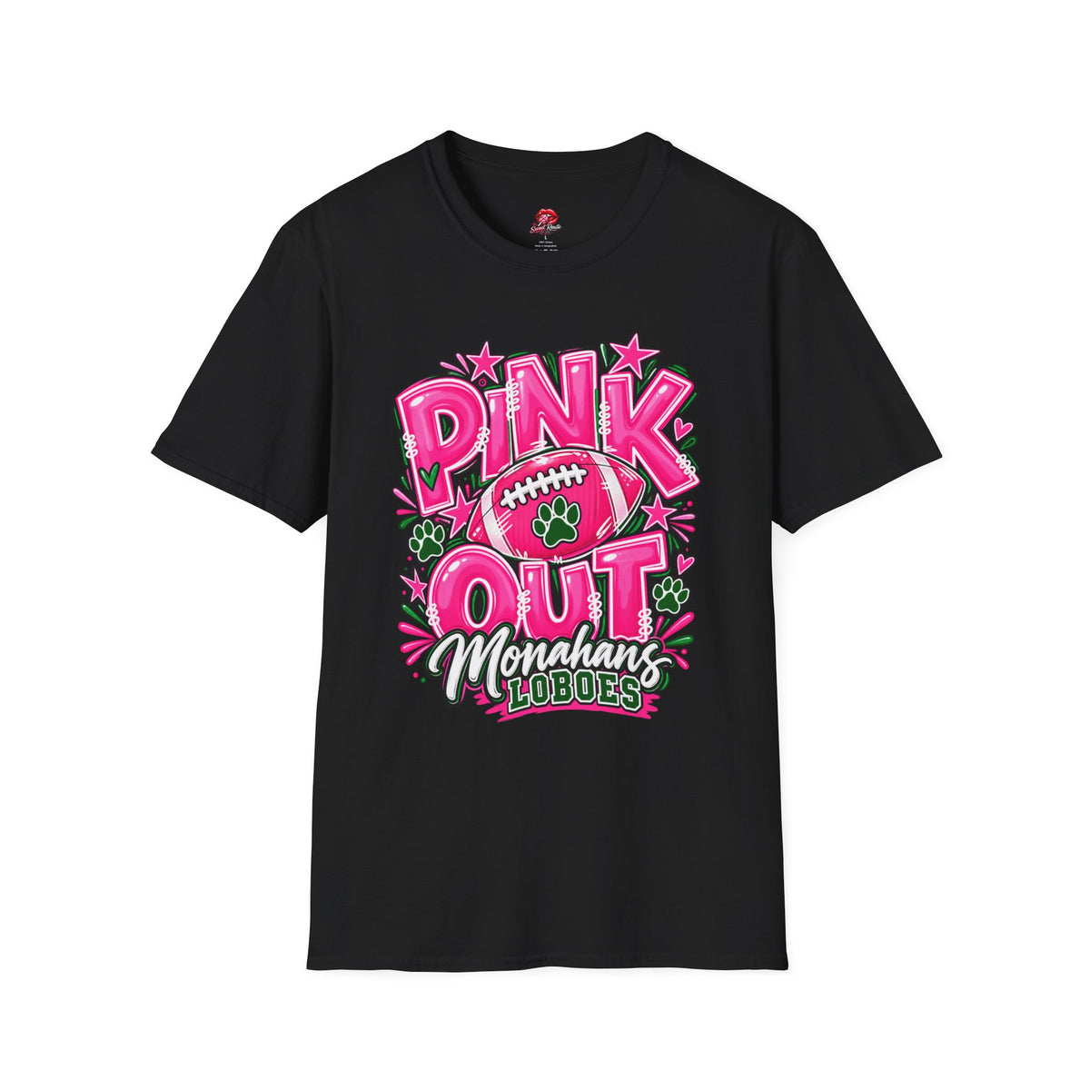 Pink Out Football T-Shirt