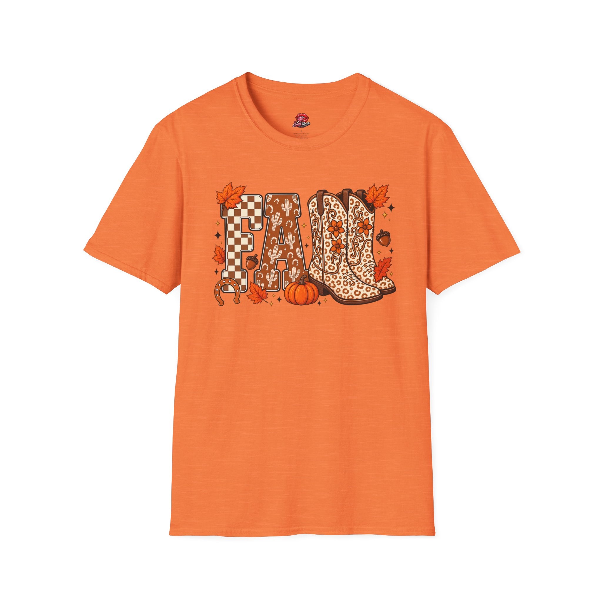 Pumpkin, Boots Fall Tee