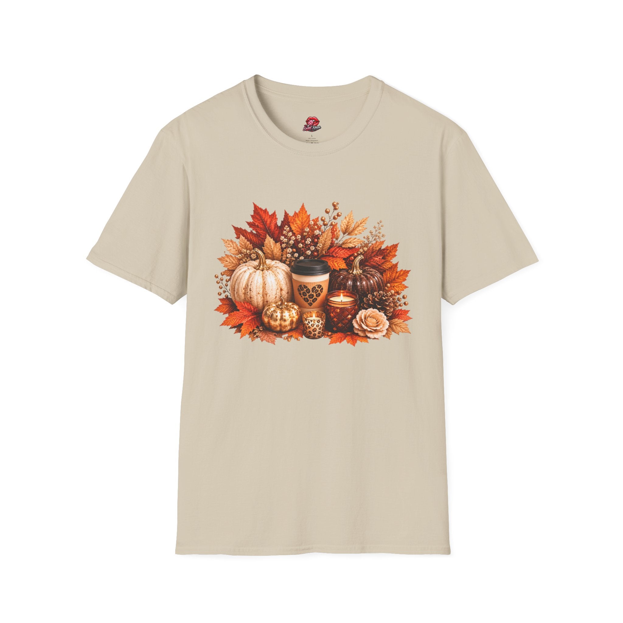 Autumn Pumpkin & Coffee T-Shirt