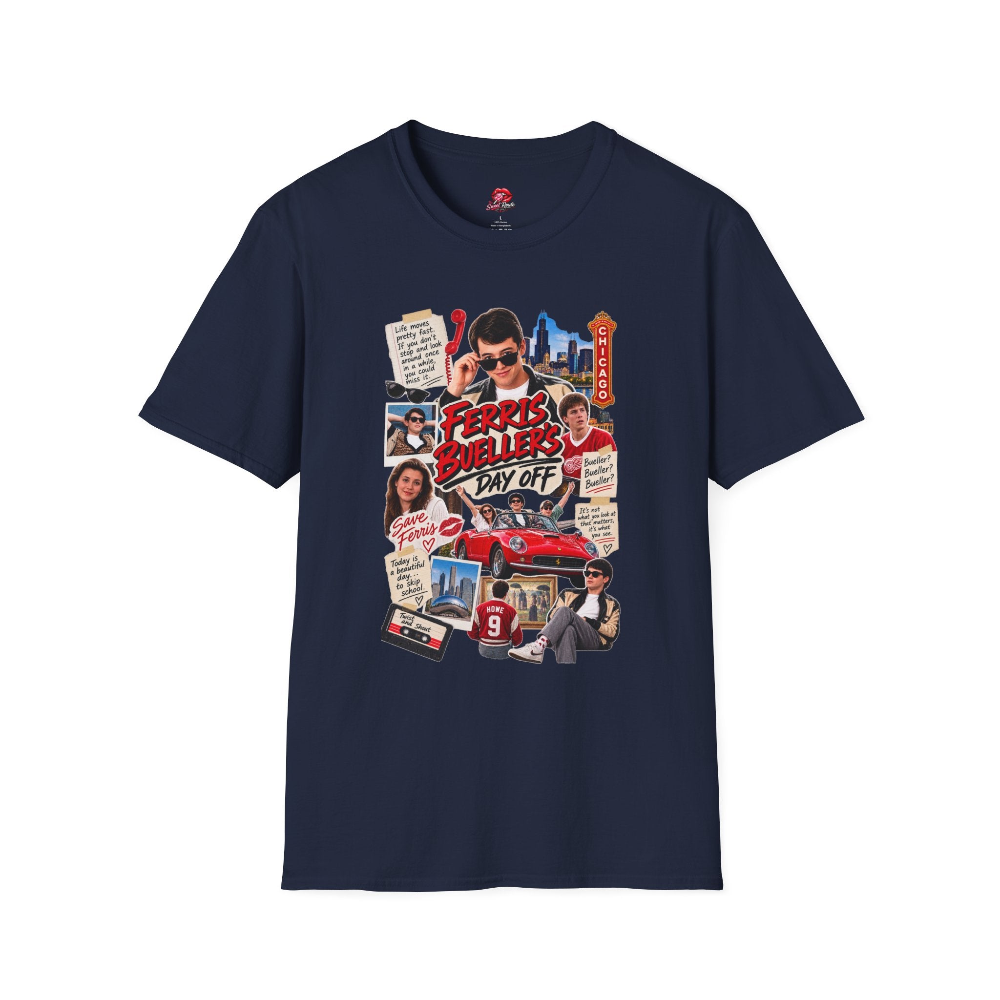 Ferris Collage Movie T-Shirt