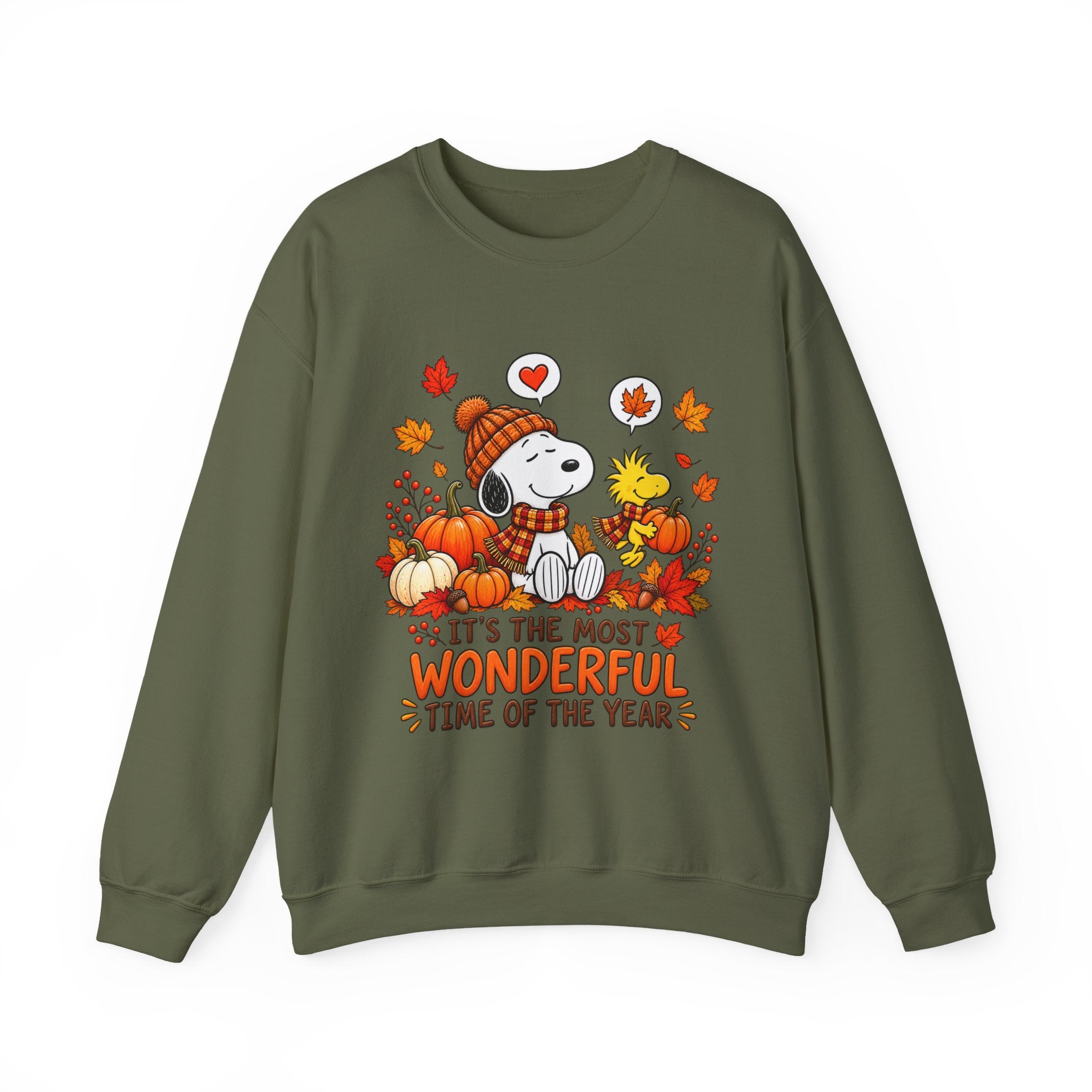It's the Most Wonderful Time of the Year Snoopy Autumn Crewneck
