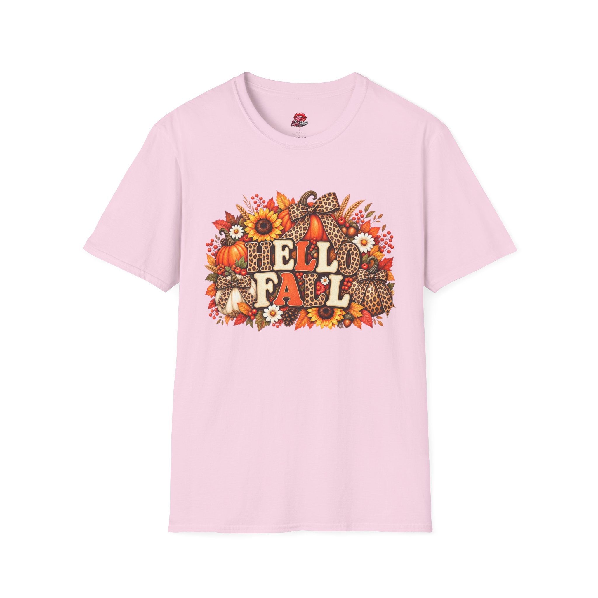 Hello Fall Leopard Bow Tee