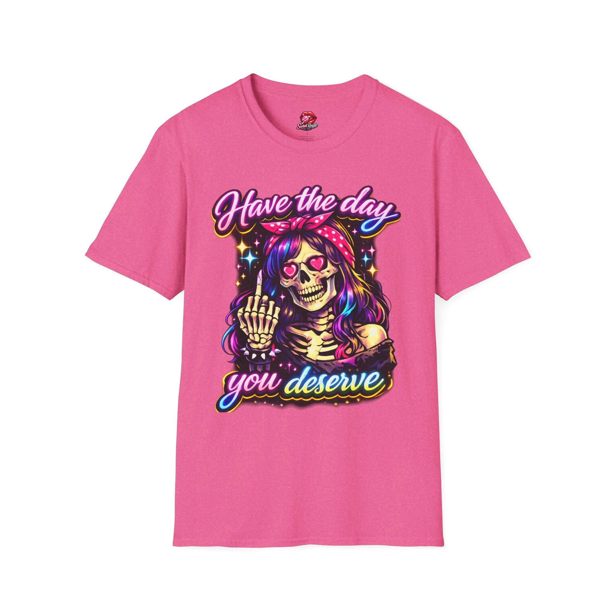 Have the Day Skull Girl Graphic T-Shirt