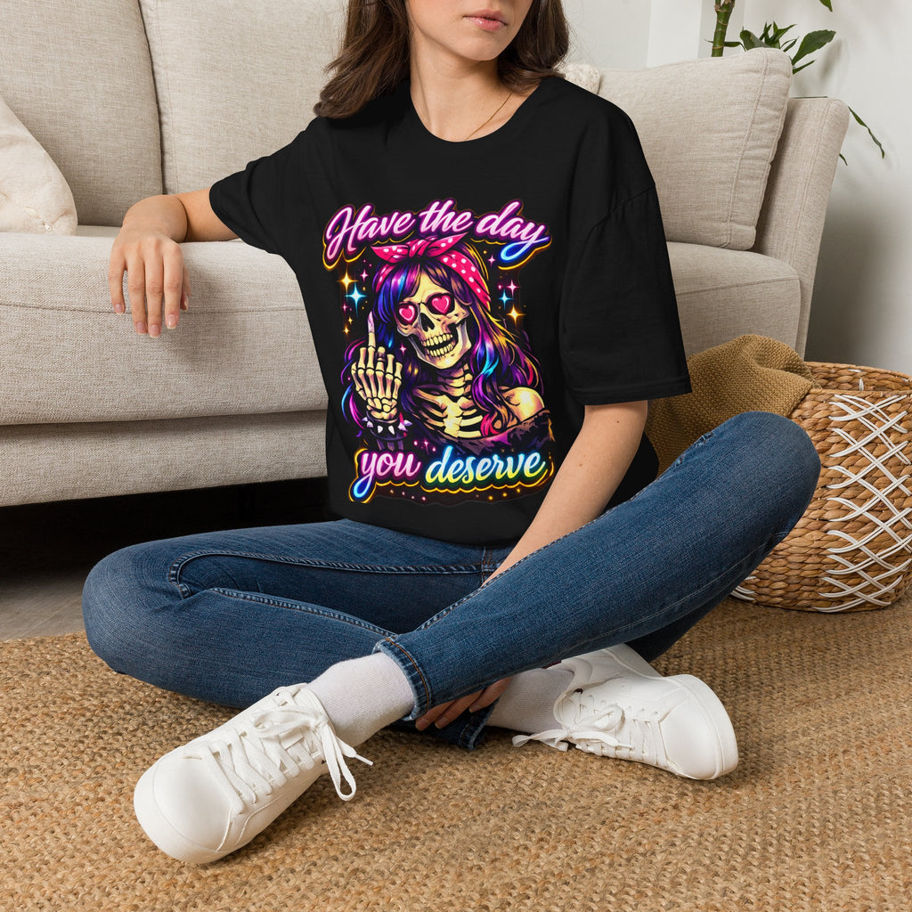 Have the Day Skull Girl Graphic T-Shirt