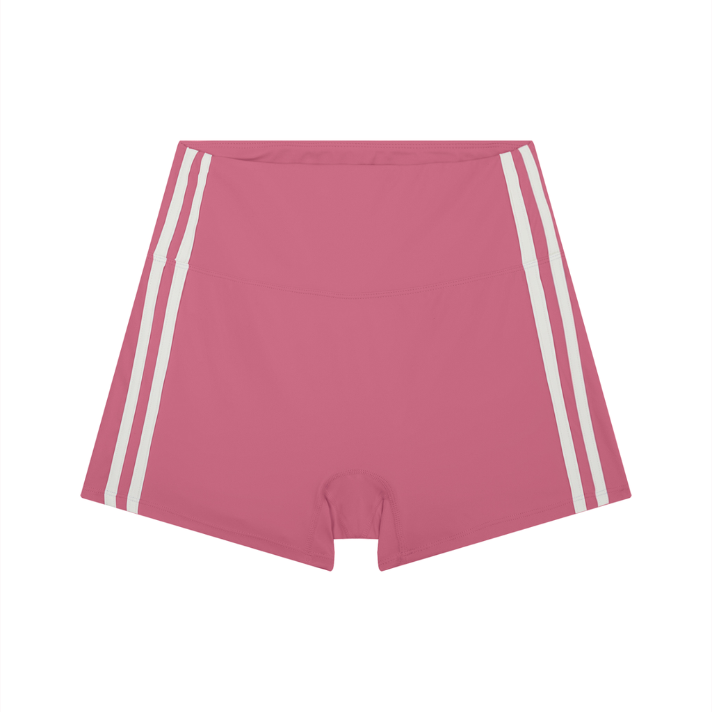 Sweet Route Women’s High-Waist Color Block Yoga Shorts