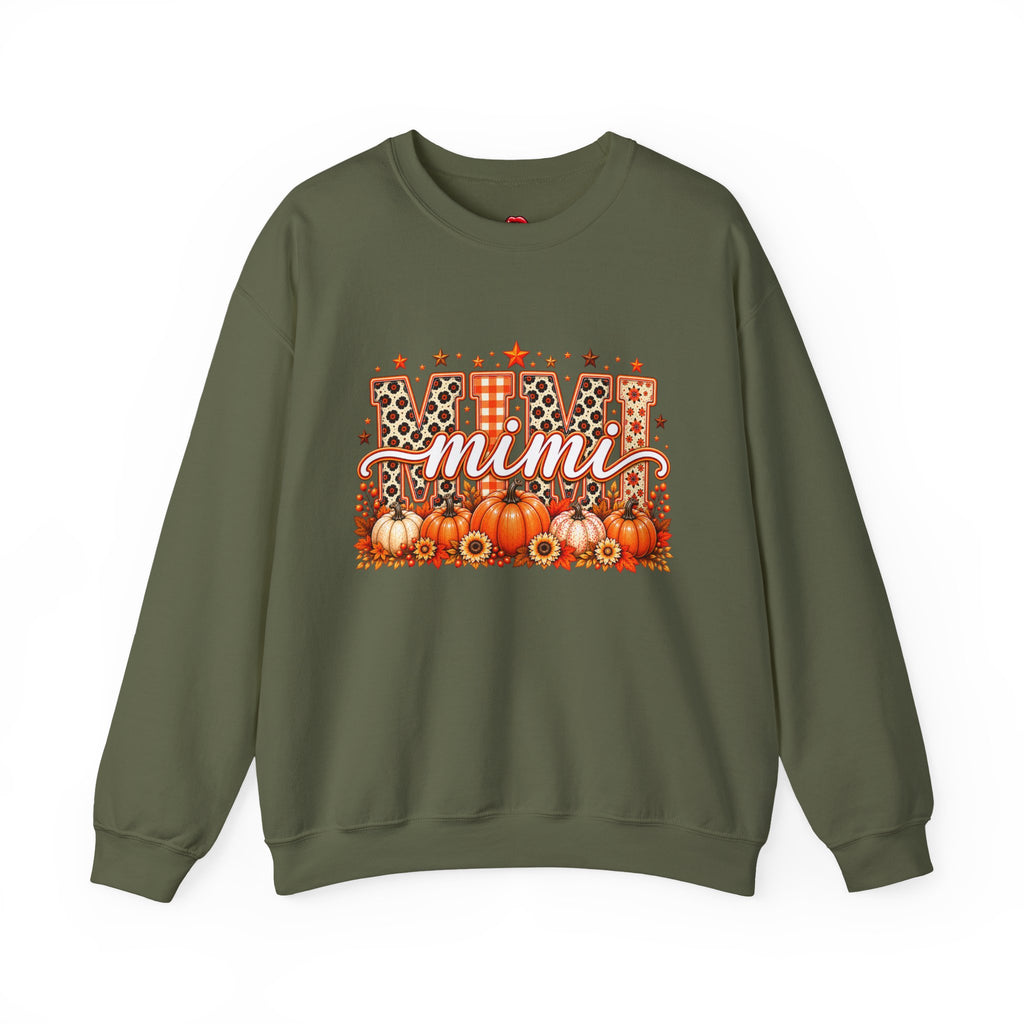 Mimi Fall Pumpkin Crewneck Sweatshirt