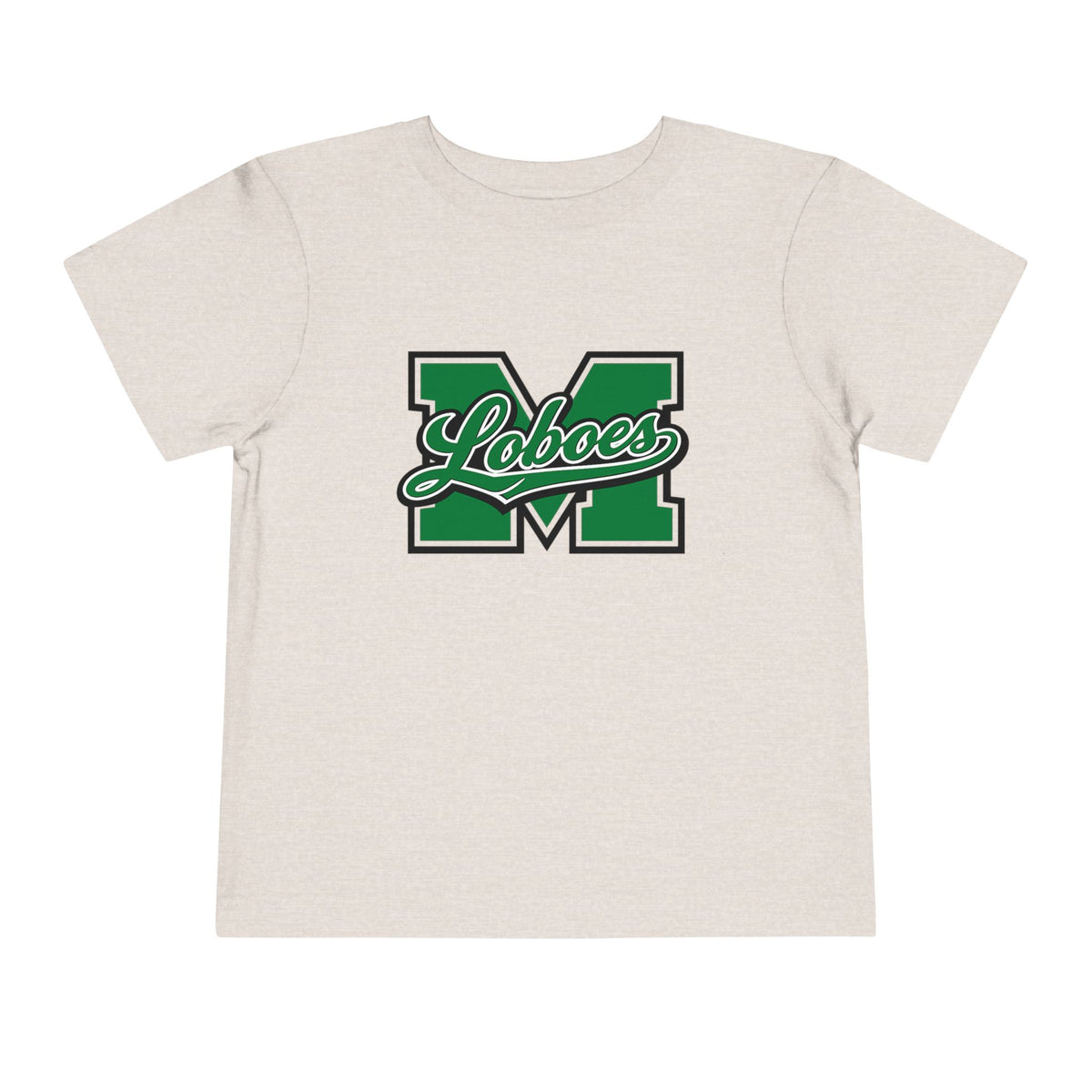 Loboes M Green Block Toddler Tee