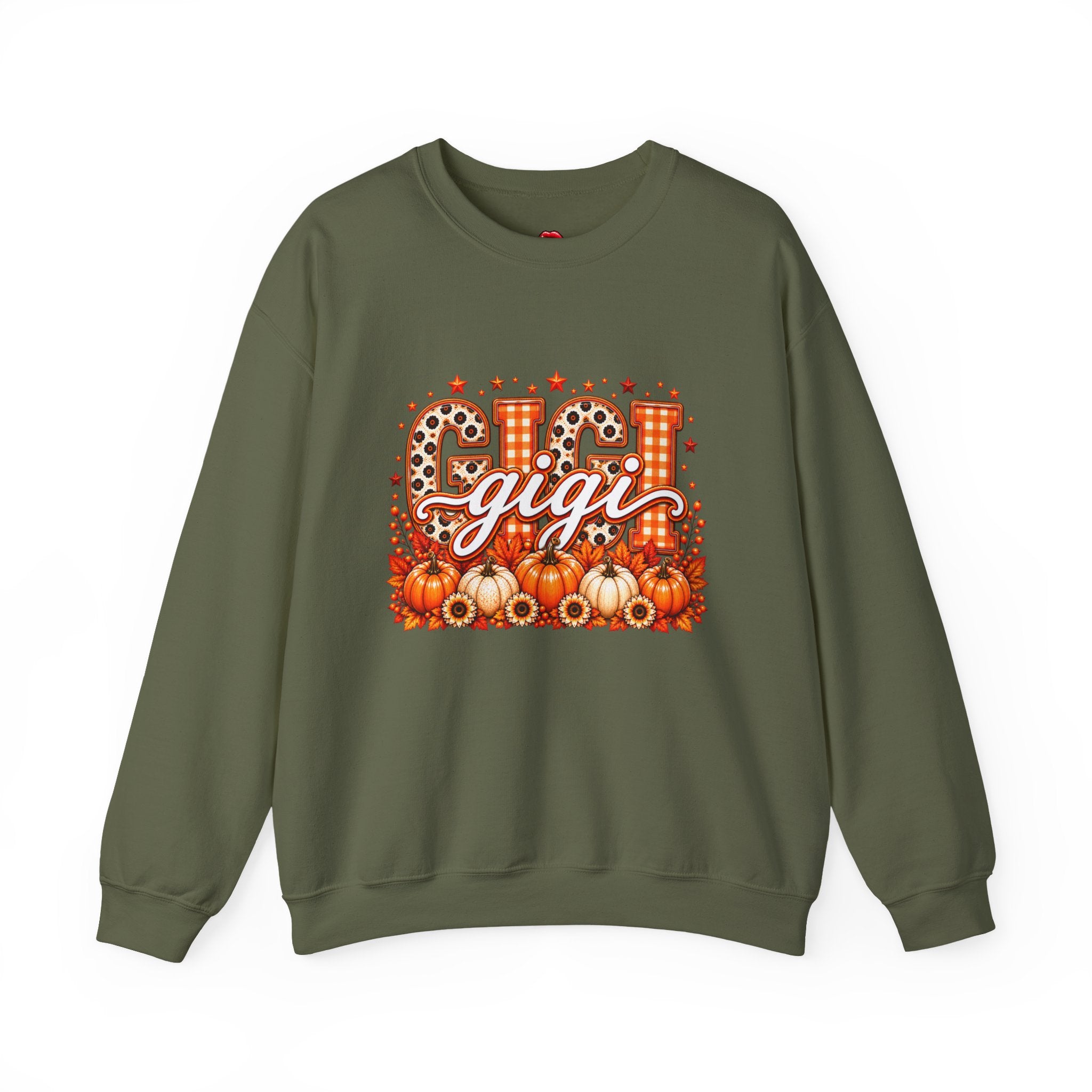 Gigi Fall Pumpkin Crewneck Sweatshirt