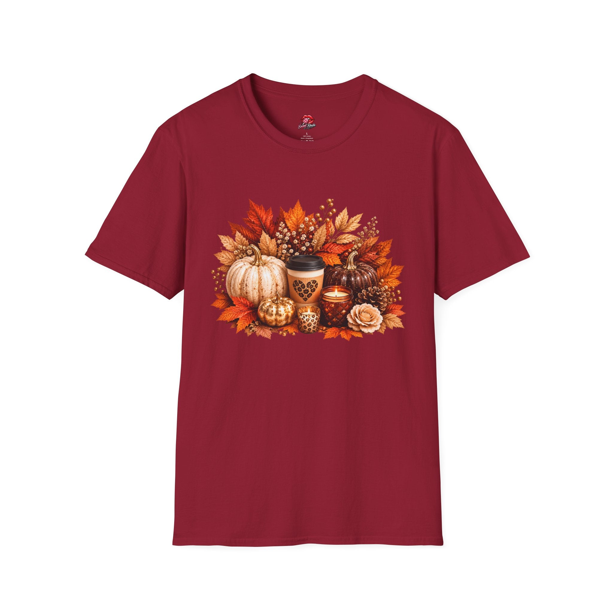 Autumn Pumpkin & Coffee T-Shirt