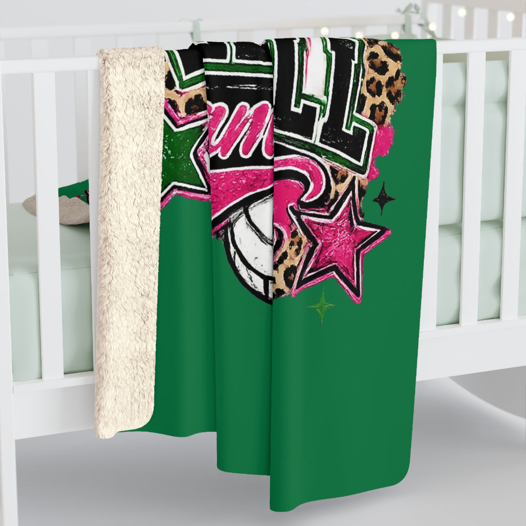 Loboes Volleyball Game Day Sherpa Blanket