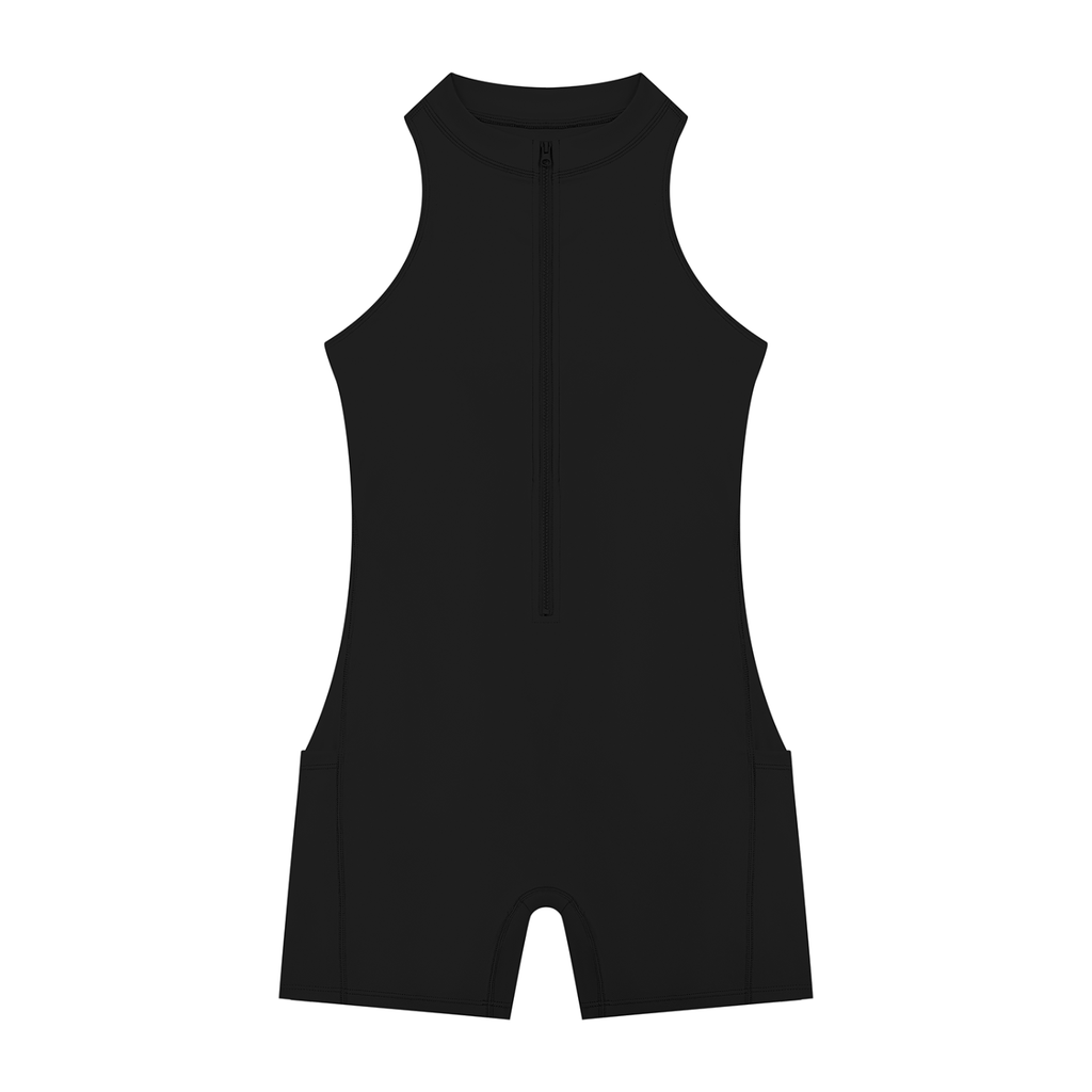 Women’s Quarter-Zip Yoga Romper