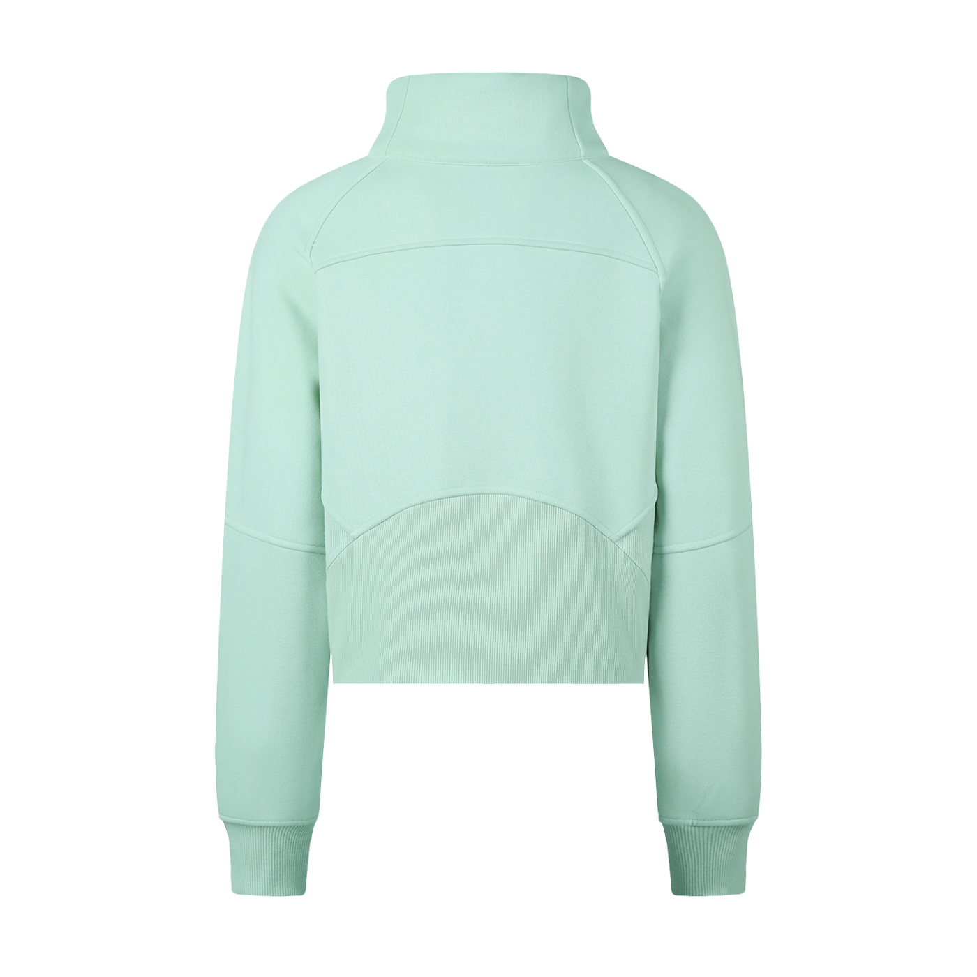 Sweet Route Cropped Half-Zip Sweatshirt