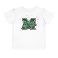 Loboes M Green Script Toddler Tee