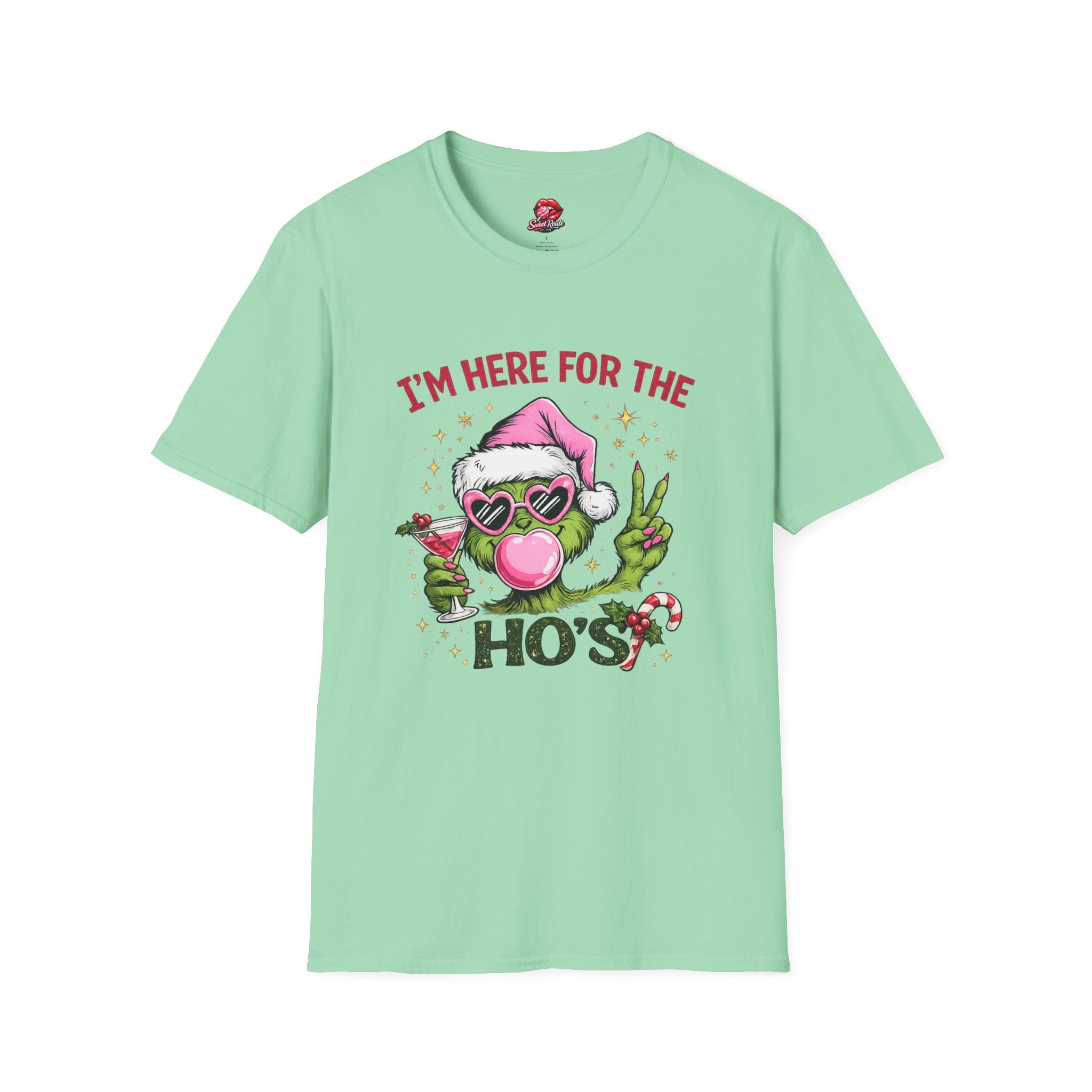 I’m Here for the Ho’s Funny Holiday Tee