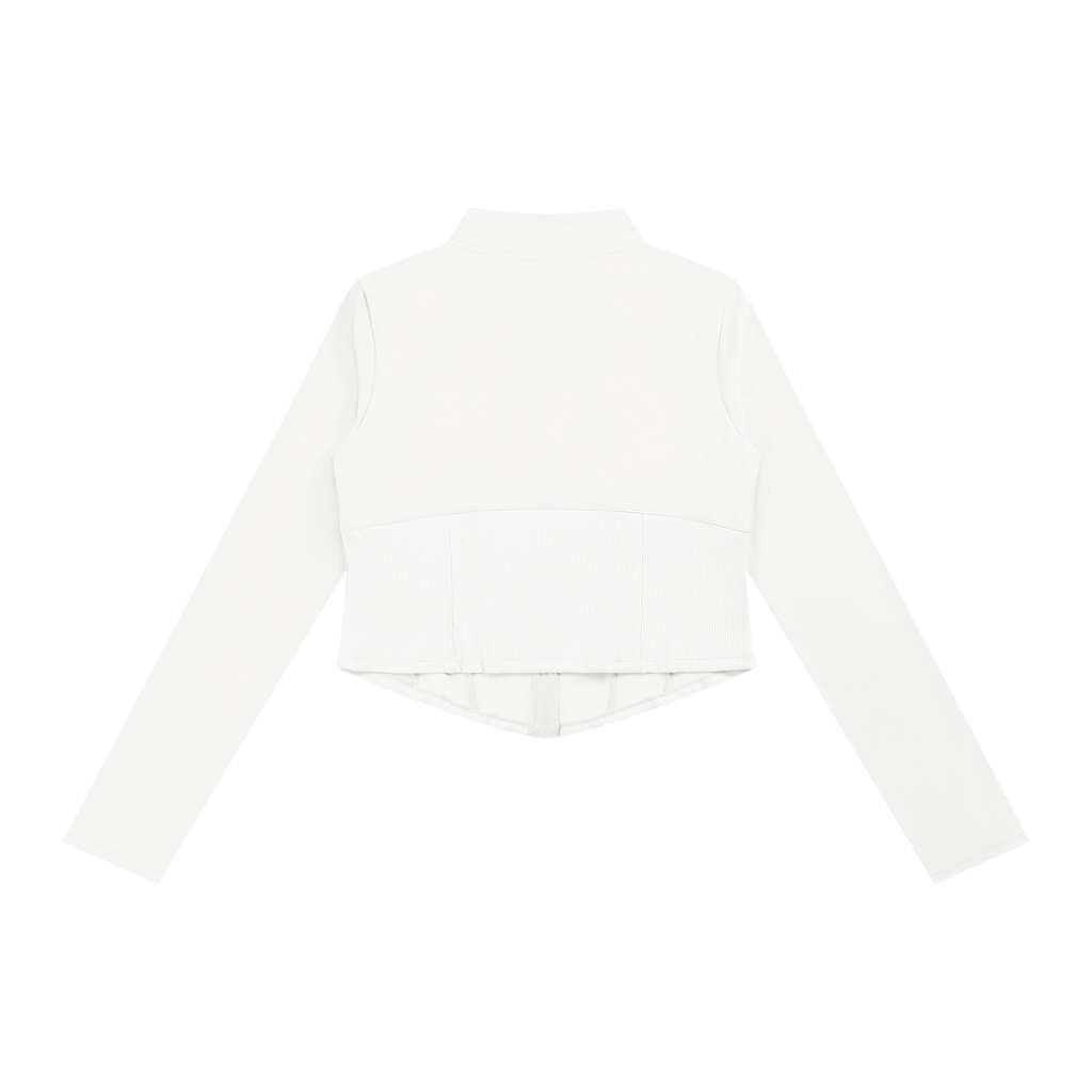 Sweet Route Women's Slim Fit Full-Zip Yoga Jacket
