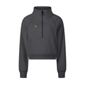 Sweet Route Cropped Half-Zip Sweatshirt